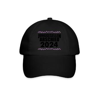 enterrement de vie de garçon - Casquette classique - noir/noir - Devant