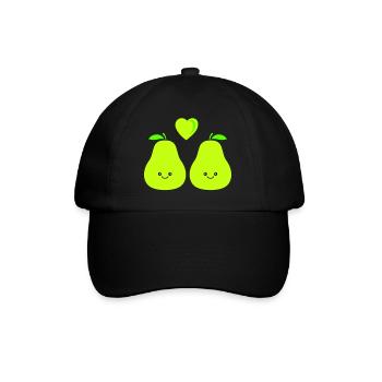 Poire Comique Amour - Casquette classique - noir/noir - Devant