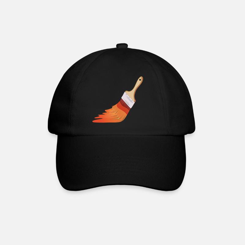 Painter Brushes - Baseball Cap - black/black