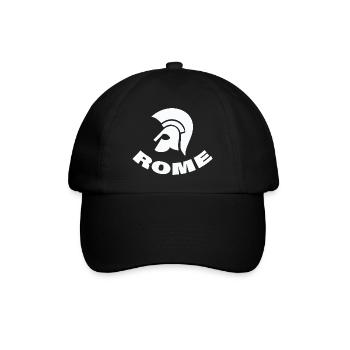 ROME - Baseballkappe - Schwarz/Schwarz - Vorne