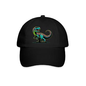 Dinosaure - Casquette classique - noir/noir - Devant