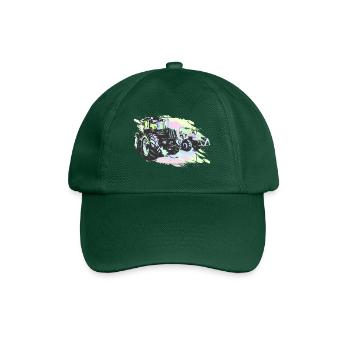 Vieux tracteurs - Casquette classique - vert bouteille - Devant