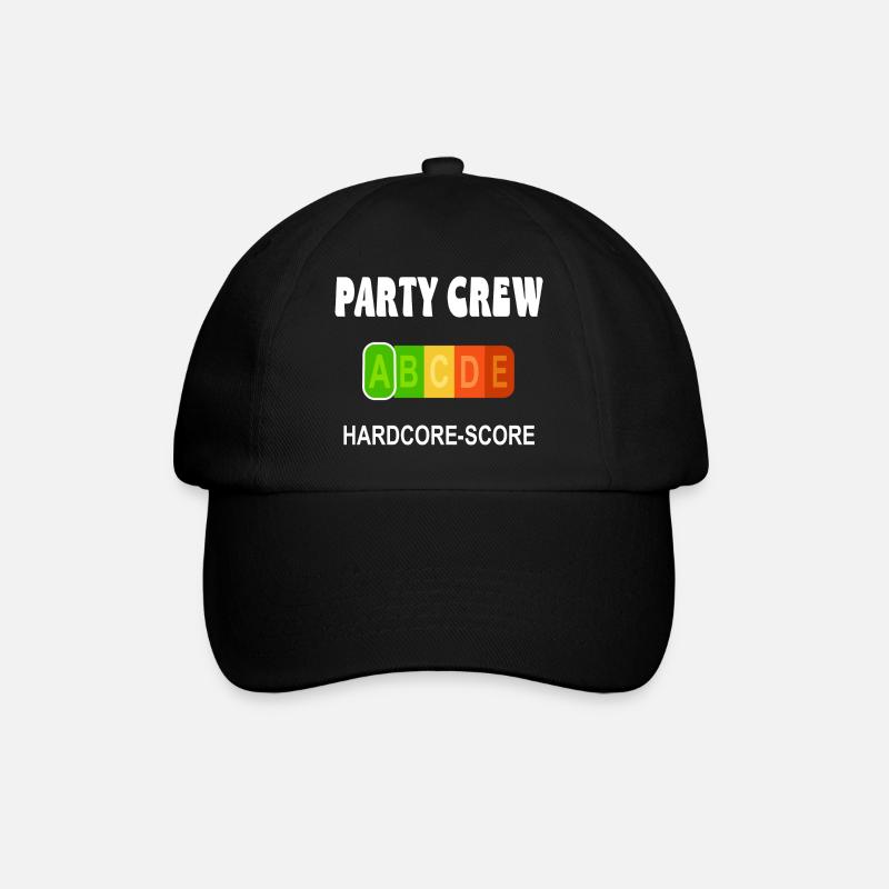 Party Crew - Baseballkappe - Schwarz/Schwarz
