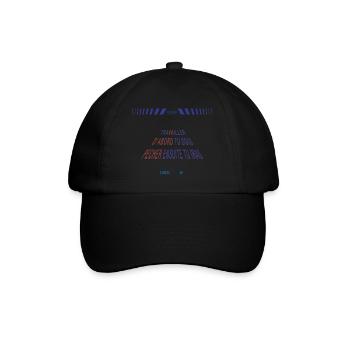 Pecher d abord tu iras - Casquette classique - noir/noir - Devant