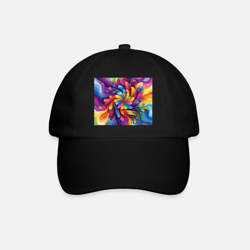 Color - Baseballkappe - Schwarz/Schwarz