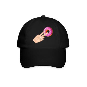 2 In The Pinky Donut - Baseball Cap - black/black - Front