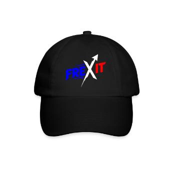 Frexit Blue White Red - Baseball Cap - black/black - Front