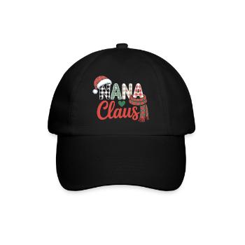 Noël de Nana Claus - Casquette classique - noir/noir - Devant