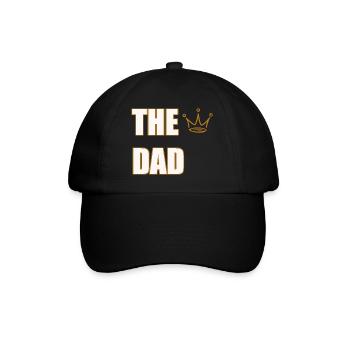 THE DAD – Bold & Classic Father Statement Design - Baseball Cap - black/black - Front