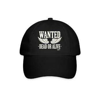 Recherché mort ou vivant avec des ailes - Casquette classique - noir/noir - Devant