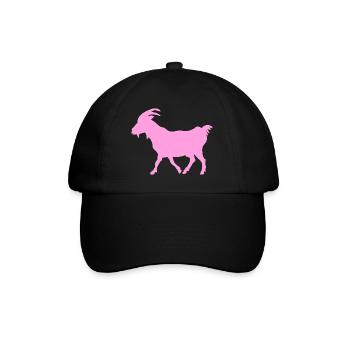 Goat Pink G.O.A.T. - Baseball Cap - black/black - Front