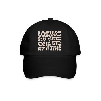 Perdre la tête, un enfant à la fois - Casquette classique - noir/noir - Devant
