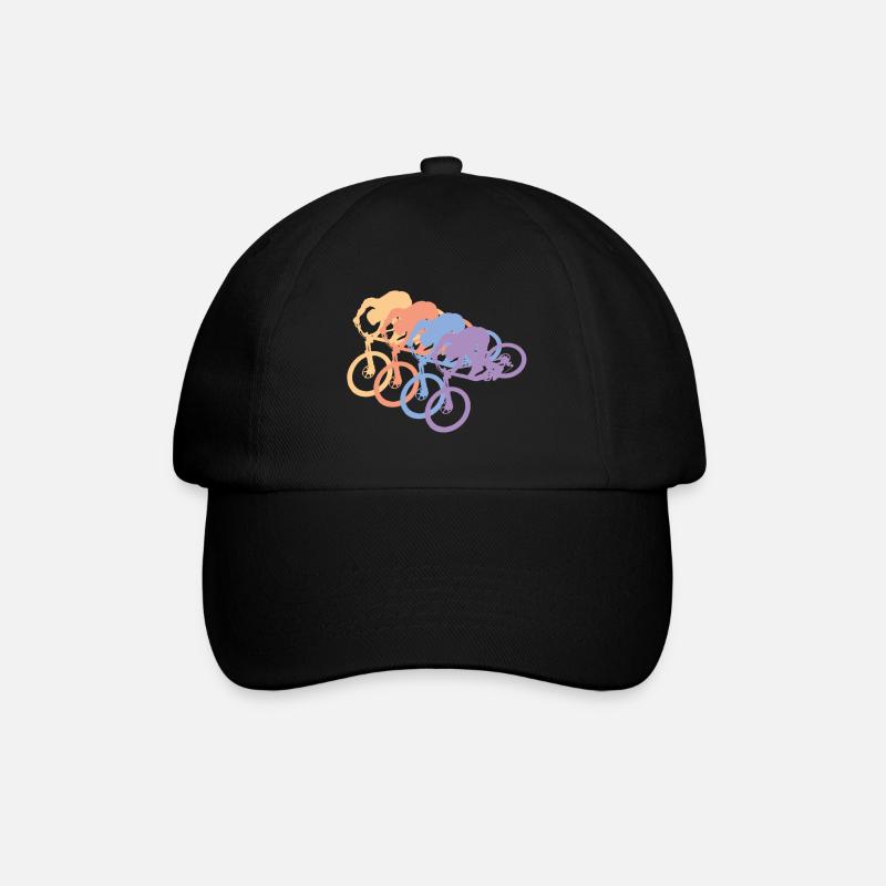 Biker - Baseballkappe - Schwarz/Schwarz