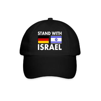 Israel - Baseballkappe - Schwarz/Schwarz - Vorne