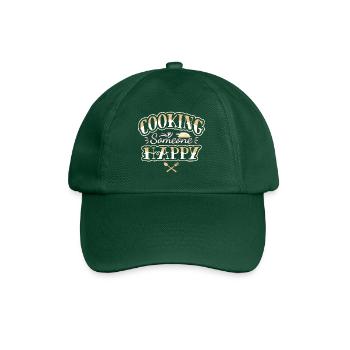 COOKING FUNNY SAYING - CHEF FUNNY QUOTE - Baseball Cap - bottle green - Front