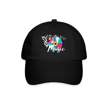 Music Love Music - Baseball Cap - black/black - Front