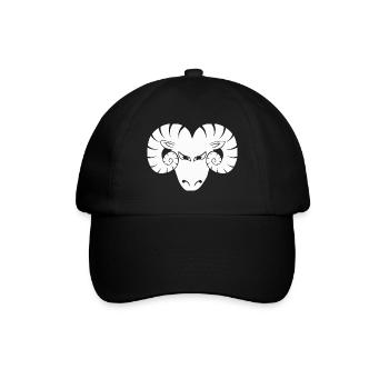 Bélier - Casquette classique - noir/noir - Devant