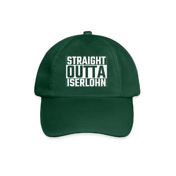 Straight Outta Iserlohn Iserlohner Ruhr - Baseballkappe - Flaschengrün - Vorne