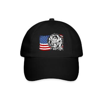 BARBET America Flag Dogs Dog Wilsigns - Baseball Cap - black/black - Front