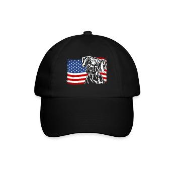 Rhodesian Ridgeback America Flag Dogs Wilsigns - Casquette classique - noir/noir - Devant