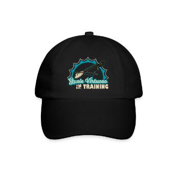 Gusle Virtuoso in training Serbia Balkans - Baseball Cap - black/black - Front
