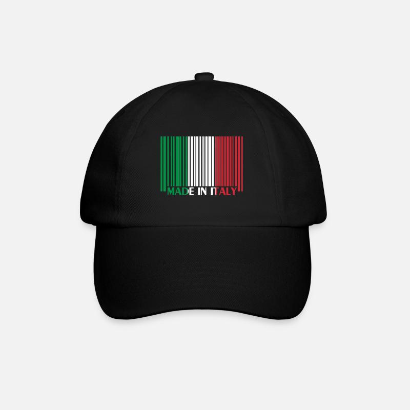 made in italy - Baseballkappe - Schwarz/Schwarz