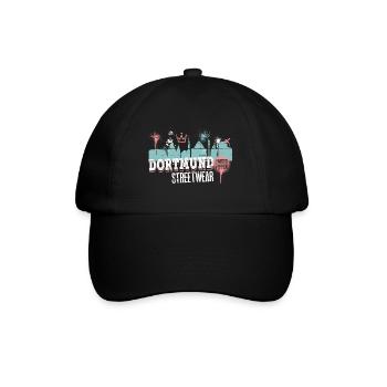 Dortmund Skyline City Germany Graffiti - Baseball Cap - black/black - Front
