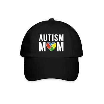 Maman autiste - Casquette classique - noir/noir - Devant