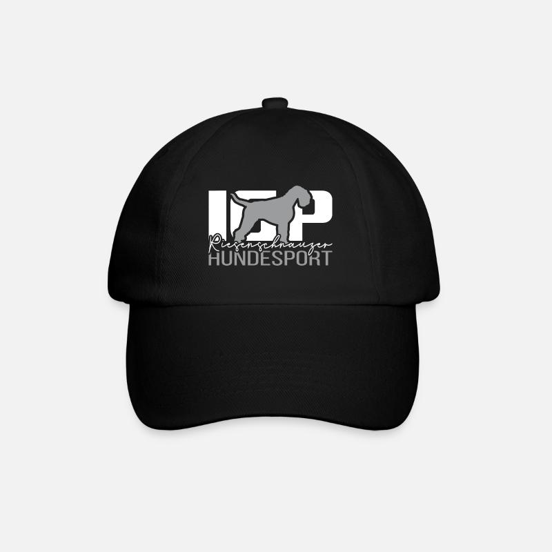 IGP RIESENSCHNAUZER HUNDESPORT Wilsigns Hunde - Baseballkappe - Schwarz/Schwarz