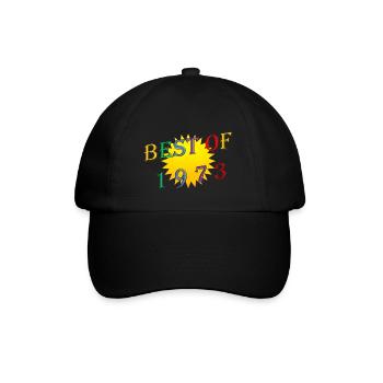 Soleil 1973 - Casquette classique - noir/noir - Devant