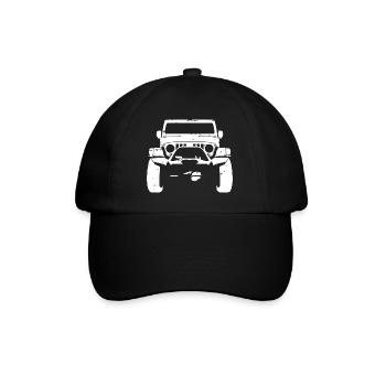 4x4 rêve cadeau voiture véhicule - Casquette classique - noir/noir - Devant