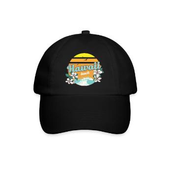 hawaii beach holiday Great summer holiday - Baseball Cap - black/black - Front