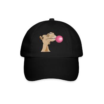 Chameau avec chewing-gum - Casquette classique - noir/noir - Devant
