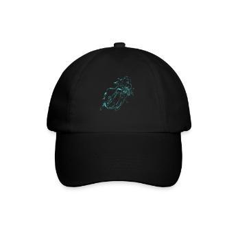 motorcycle - Baseball Cap - black/black - Front