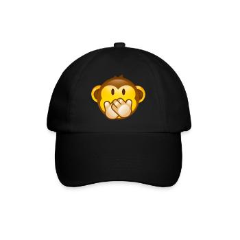 Smiley Monkey - Casquette classique - noir/noir - Devant