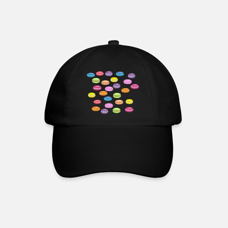 Macarons - Baseball Cap - black/black