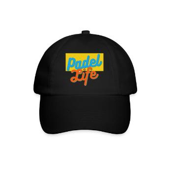 Padel Life - Baseball Cap - black/black - Front