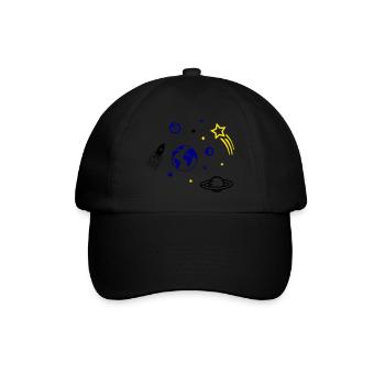 universe - Baseball Cap - black/black - Front