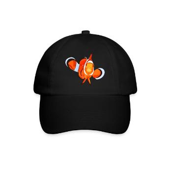 Clownfish Anemone Fish Cool Fish Aquarium - Baseball Cap - black/black - Front