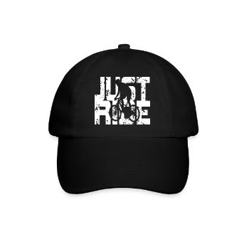 Vintage Just Ride Awesome Cycling T-Shirt Cadeau - Casquette classique - noir/noir - Devant