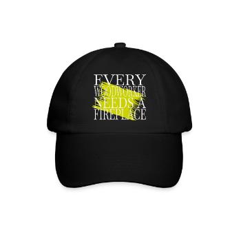 cool génial amateurs charpentier tshirts de travail - Casquette classique - noir/noir - Devant