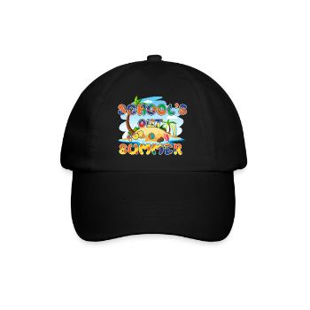 Écoles sorties pour l’été Dernier jour d’école - Casquette classique - noir/noir - Devant