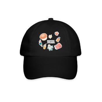Sommer für alle - Baseballkappe - Schwarz/Schwarz - Vorne