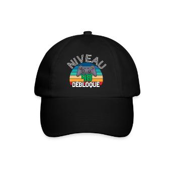 Level 40 unlocked - Baseball Cap - black/black - Front