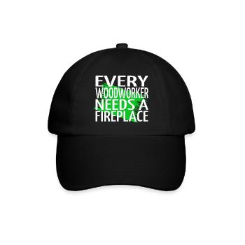 men a carpenters prayer tshirts happy cutter - Baseball Cap - black/black - Front