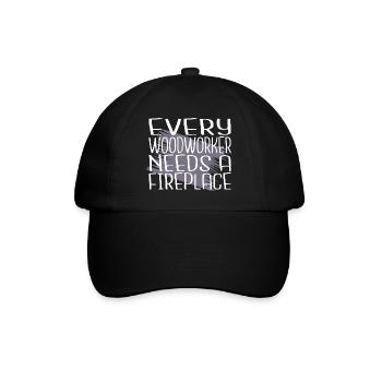 salle de bingo tshirts charpentier citations tshirts - Casquette classique - noir/noir - Devant