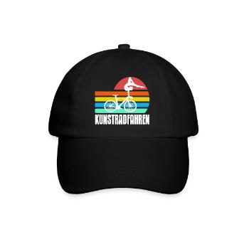 Retro ART CYCLING Awesome Art Cycler Designs - Baseball Cap - black/black - Front