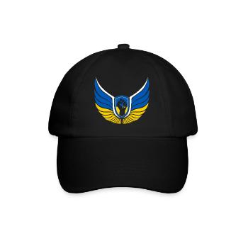 Ukraine Logo - Baseball Cap - black/black - Front