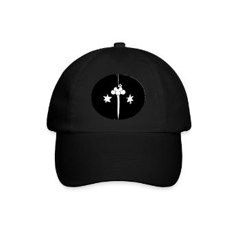 Sun Moon Mosaic Astrology Symbol Vector 07 - Baseball Cap - black/black - Front