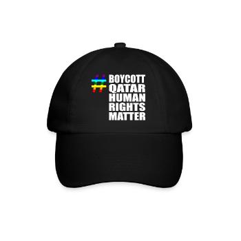 Boycott Qatar Qatar Human Rights Matter Verdict - Baseball Cap - black/black - Front